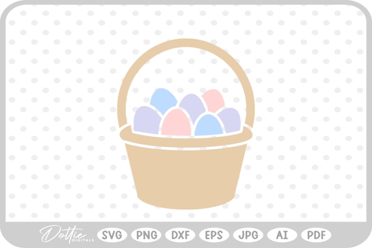 Easter Basket Svg Image 6