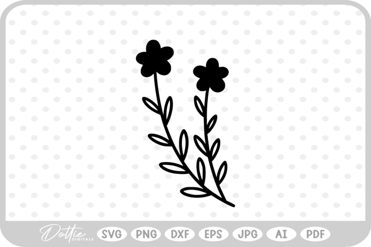 Wildflowers Svg Image 21