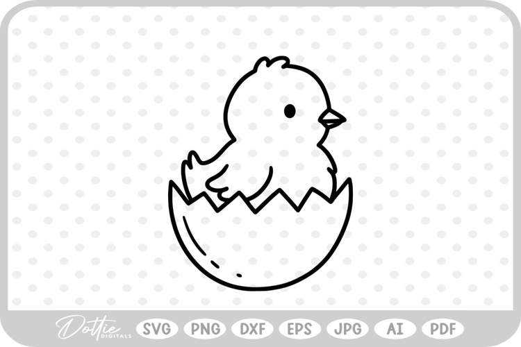 Easter Chick Svg Image 3