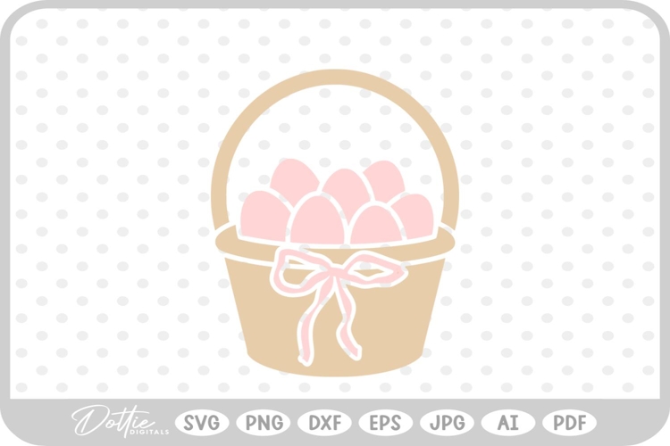 Easter Basket Svg Image 5