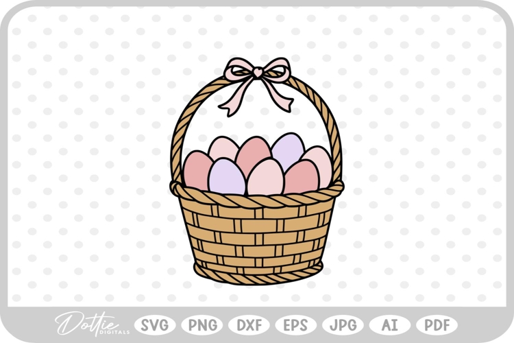 Easter Basket Svg Image 4