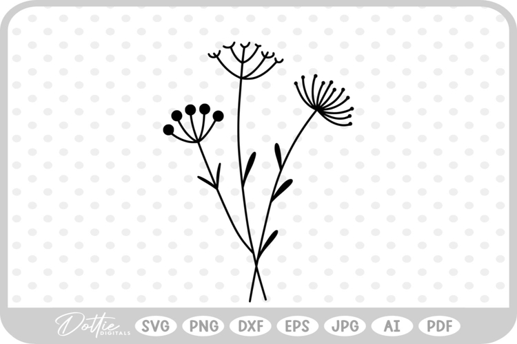 Wildflowers Svg Image 20
