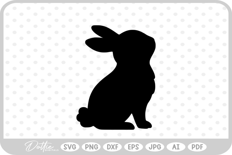 Bunny Rabbit Easter Spring Time SVG PNG DXF