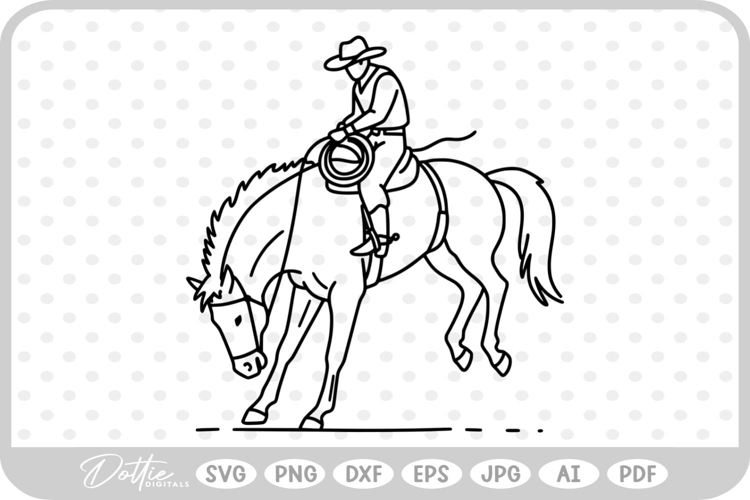 Cowboy Vector Image 20