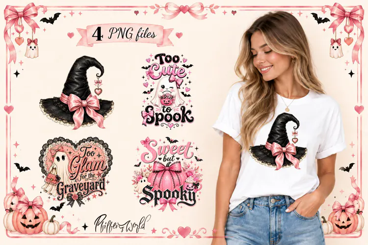 Pink Coquette Halloween | Girly Witch and Spooky Quotes