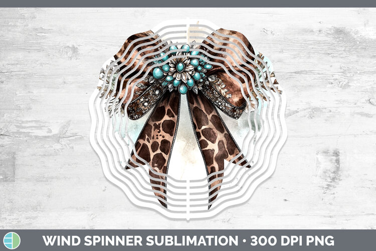 GorgeousCoquette Bow Wind Spinner design.