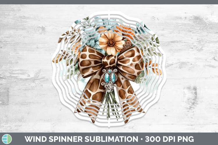 GorgeousCoquette Bow Wind Spinner design.