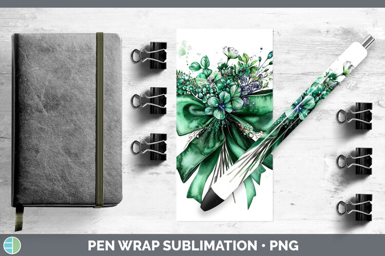 GorgeousCoquette Bow Pen Wrap design.