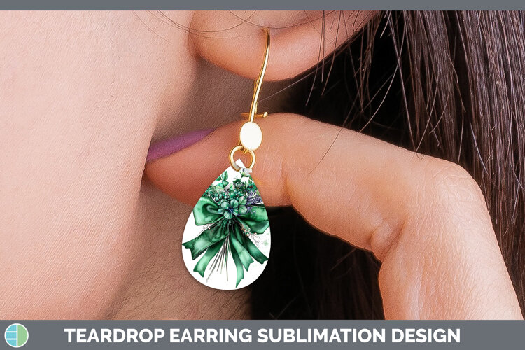 GorgeousCoquette Bow Teardrop Earrings design.