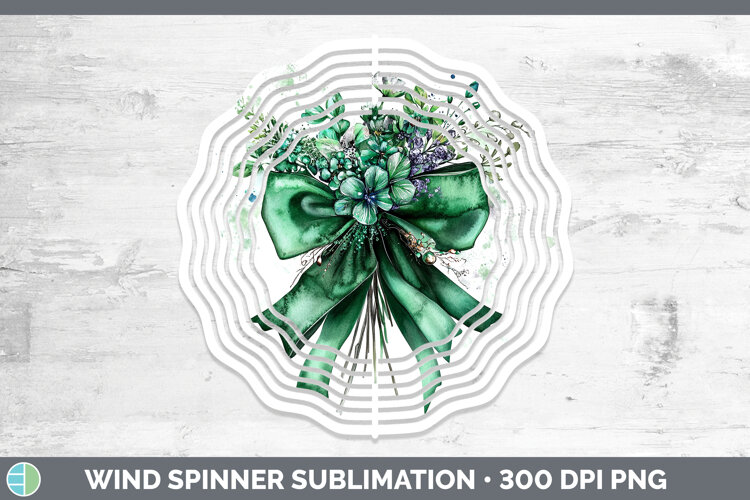 GorgeousCoquette Bow Wind Spinner design.
