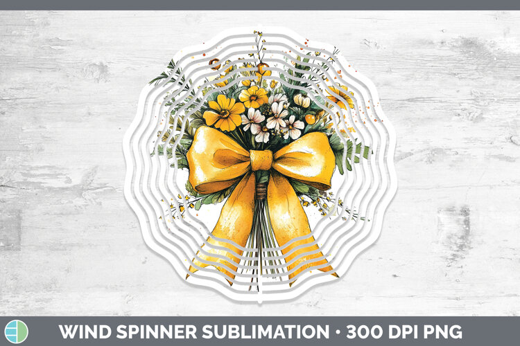 GorgeousCoquette Bow Wind Spinner design.