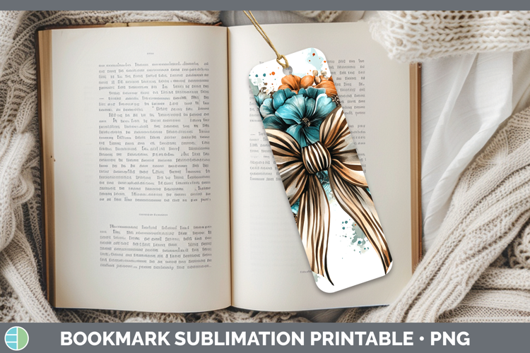 Coquette Bow Zebra Bookmark Sublimation Printable Designs