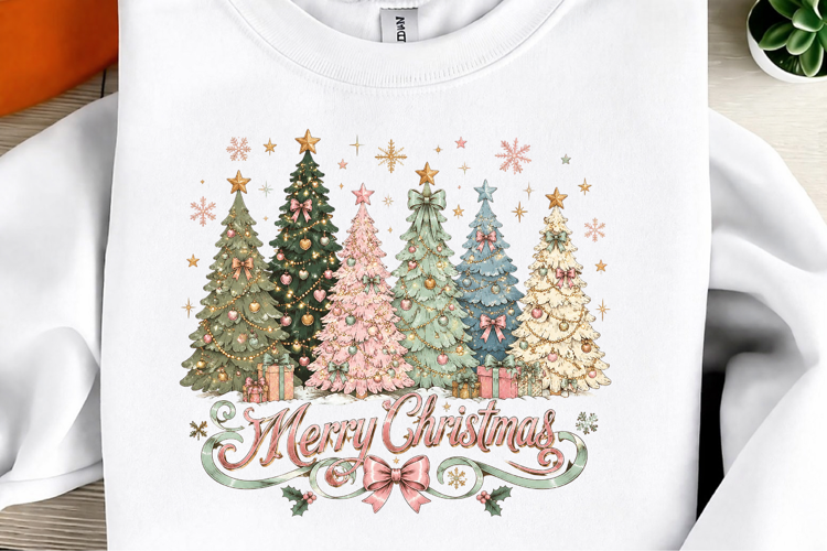 Coquette Christmas Trees png