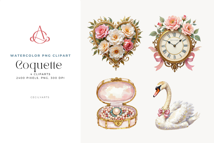 Coquette Watercolor