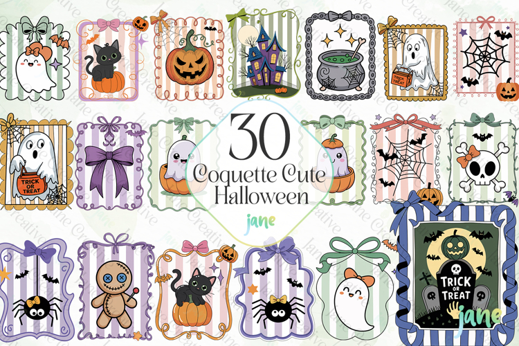 Coquette Cute Halloween Sublimaion
