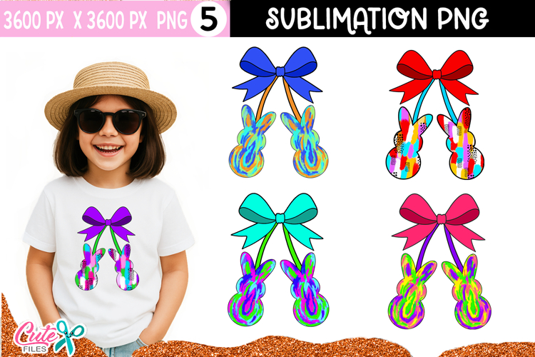 Coquette Easter Cherry PNG | Easter Sublimation Designs