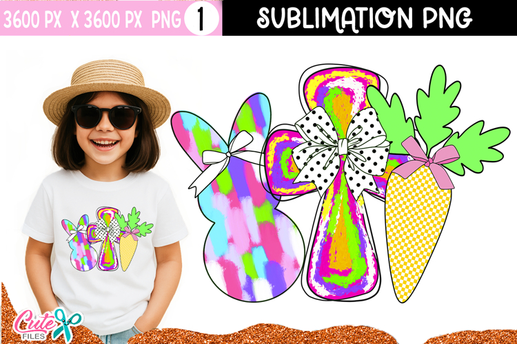 Coquette Easter PNG | Girly Spring Sublimation Design