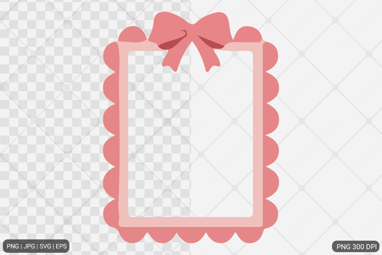 Coquette Frame Clipart