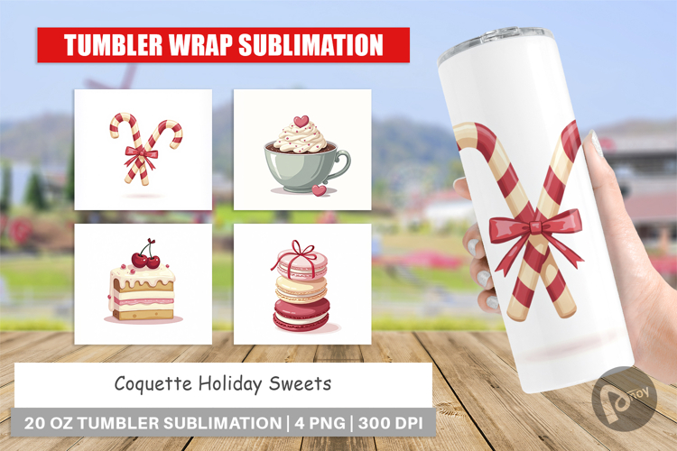 Coquette Holiday Sweets Tumbler