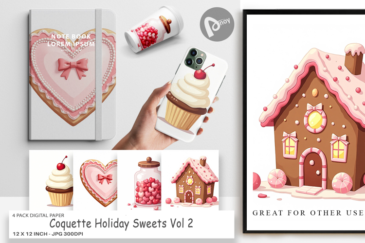 Pink Christmas Background Image 19