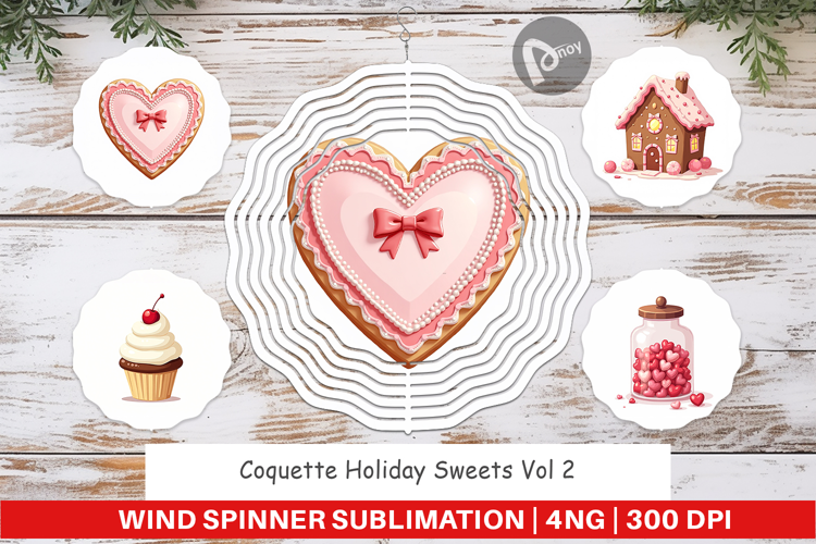 Coquette Holiday Sweets Wind Spinner