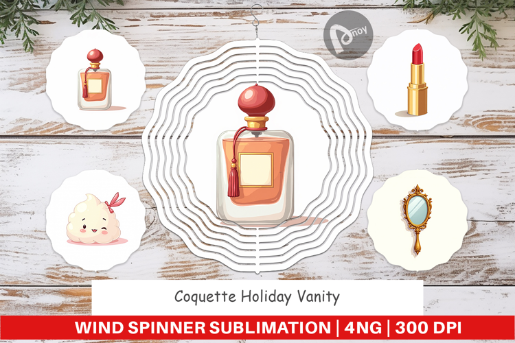 Coquette Holiday Vanity Wind Spinner
