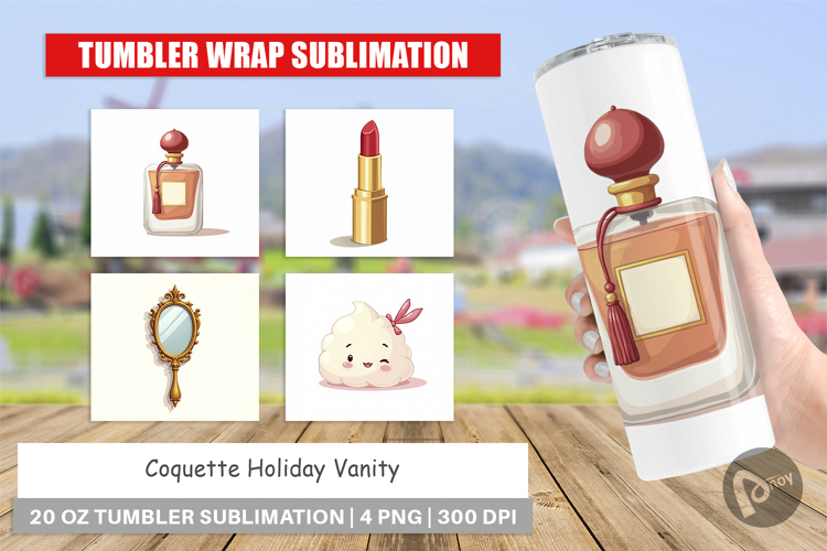 Coquette Holiday Vanity Tumbler