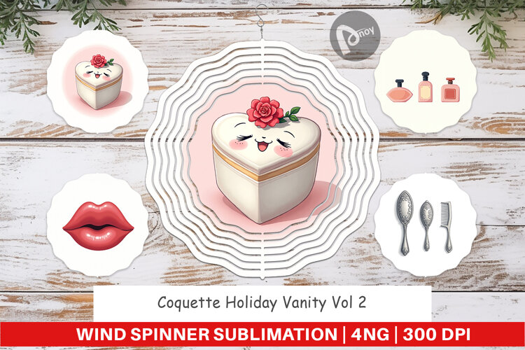 Coquette Holiday Vanity Wind Spinner example image 1