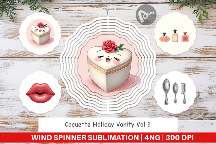 Coquette Holiday Vanity Wind Spinner