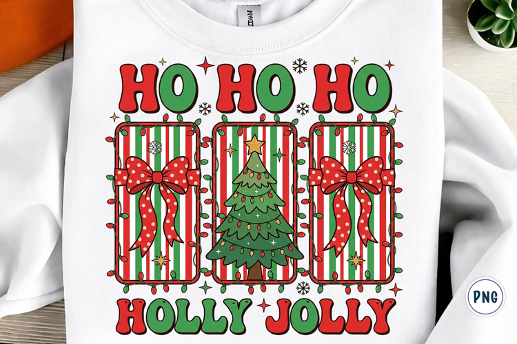 Coquette Holly Jolly Christmas Png
