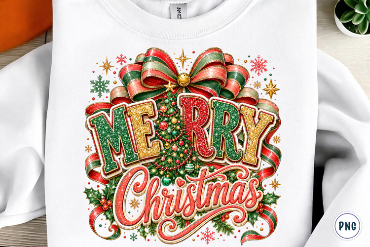 Christmas Bow Clipart Image 2