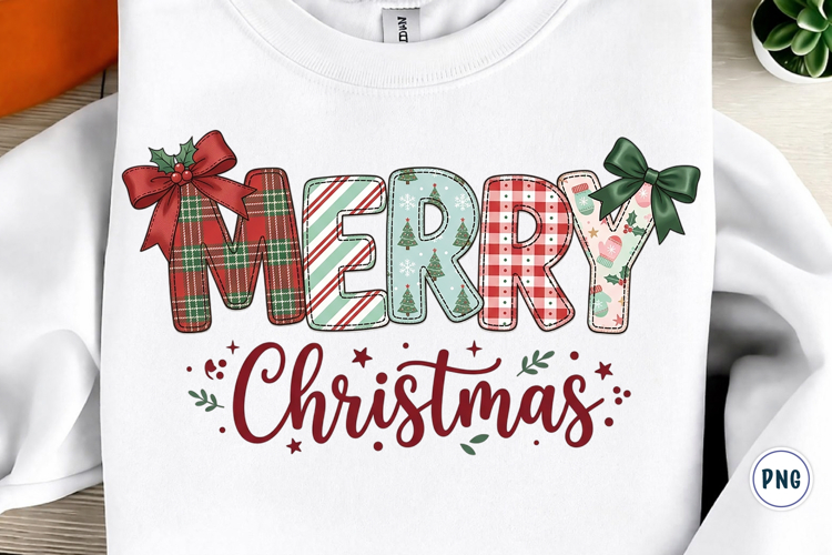 Coquette Merry Christmas PNG