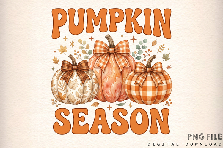 Coquette Pumpkin Season, Fall Vibes Png