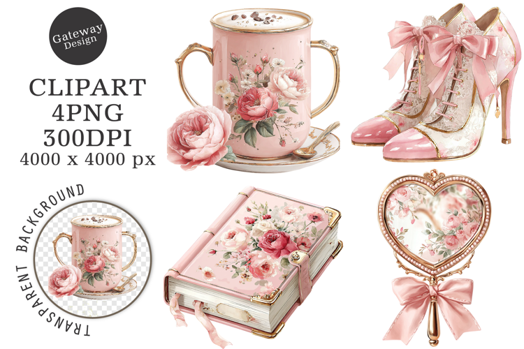 Coquette Soft Girls Clipart