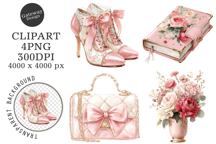 Coquette Soft Girls Clipart