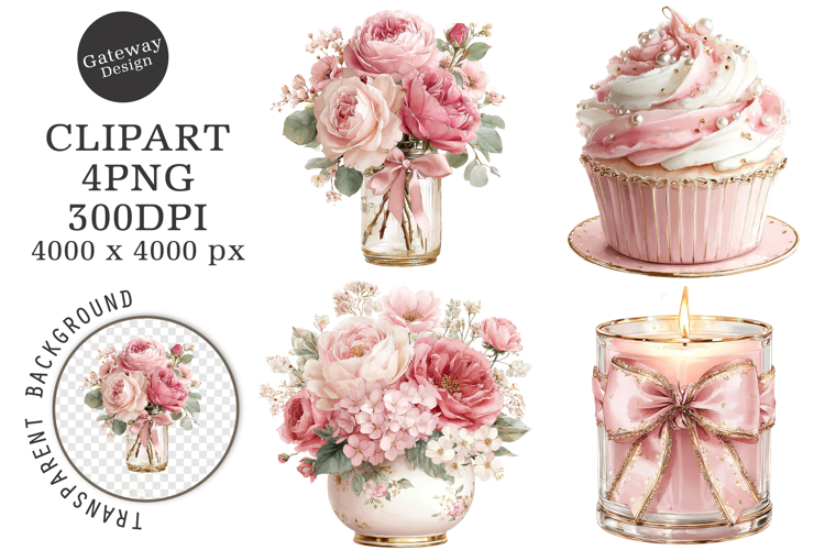 Coquette Soft Girls Clipart