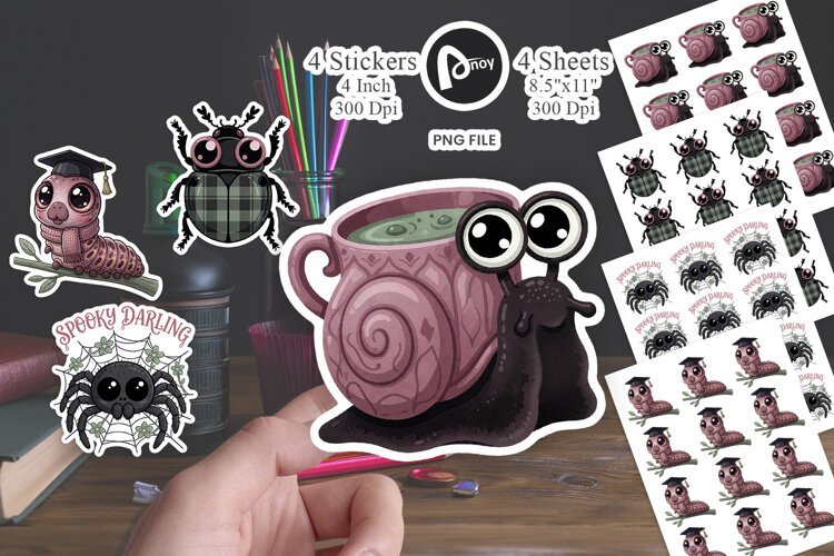 Coquette Spiderling Cobweb Sticker example image 1