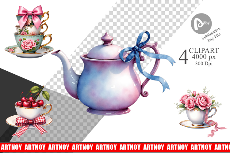 Coquette Teacup Sublimation