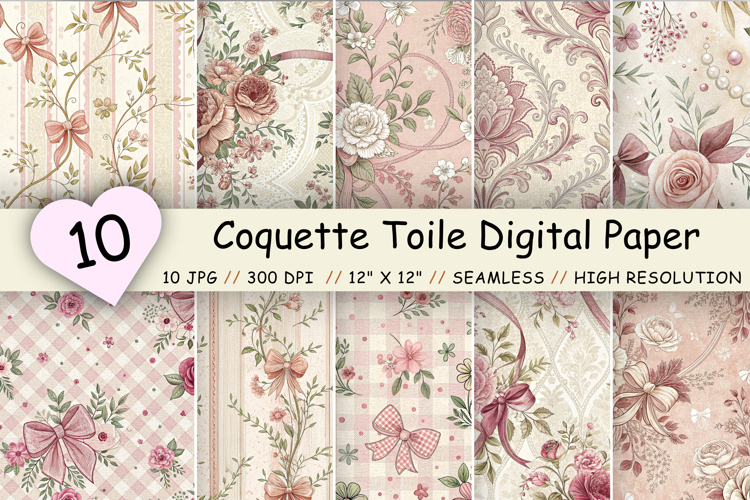 Floral Seamless Pattern Image 12