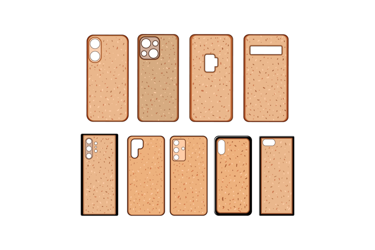 cork phone case set cartoon