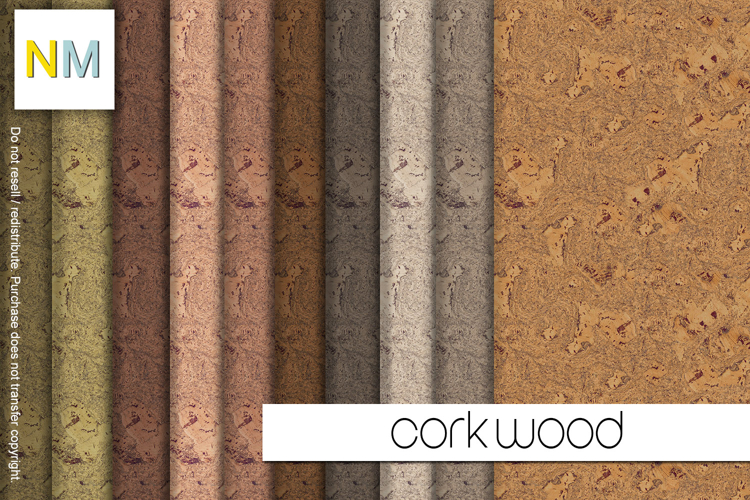Cork Wood Seamless Textures