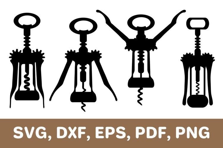 Corkscrew svg, corkscrew dxf, corkscrew png, Cricut, SVG example image 1