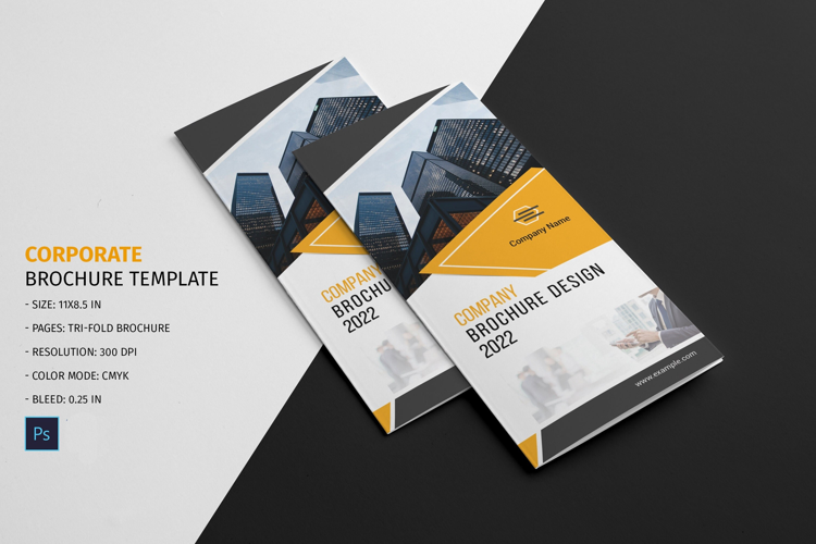 Corporate Trifold Brochure Template