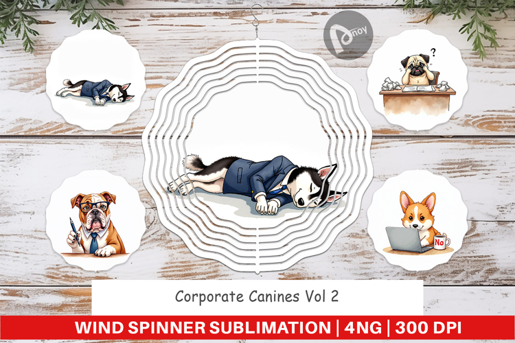 Corporate Canines Wind Spinner
