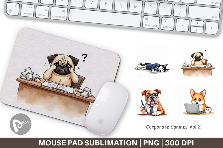 Corporate Canines Mouse Pad
