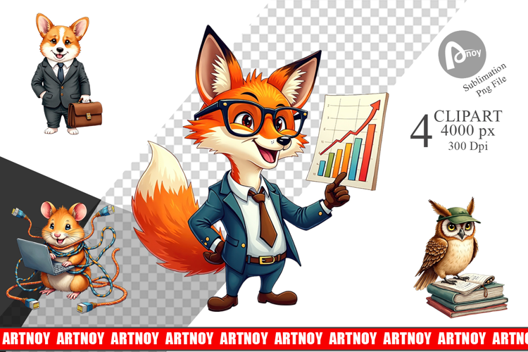 Corporate Critters Clipart