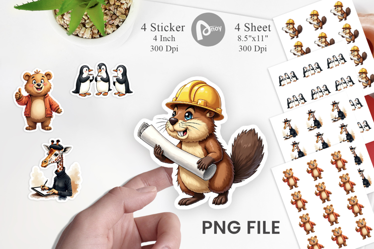 Corporate Critters Sticker