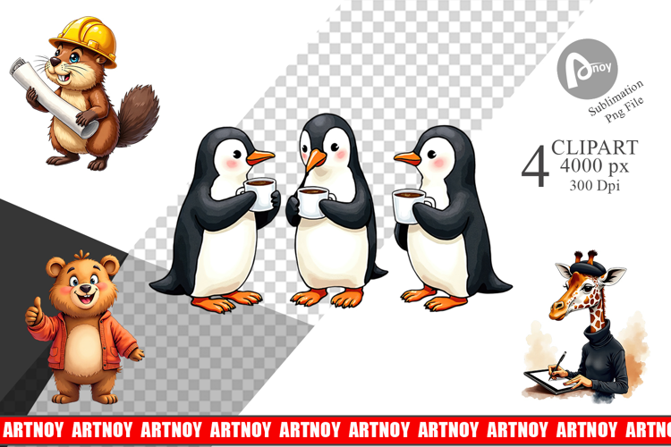 Corporate Critters Clipart