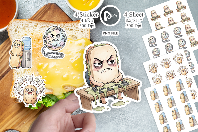 Corporate Meltdown Sticker