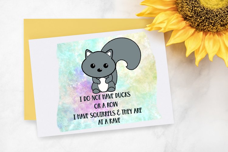 Squirrels at a rave- ADHD Saying example image 1